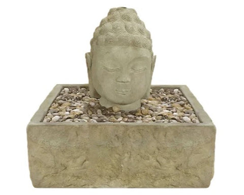 Giannini Garden Buddha Head Fountain