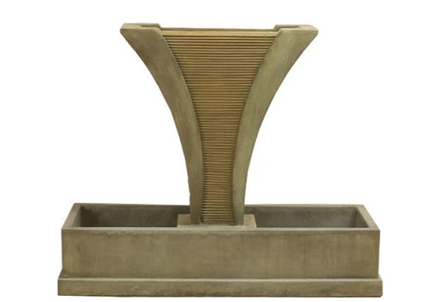 Giannini Garden Diesse Fountain With All Water Flow In The Middle