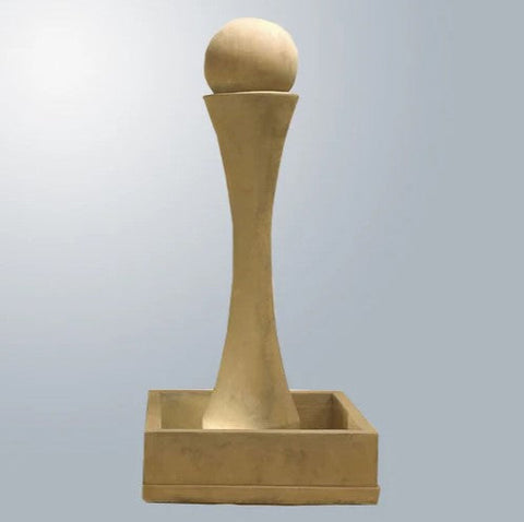 Giannini Garden Equinox Sphere Fountain with Square Bowl