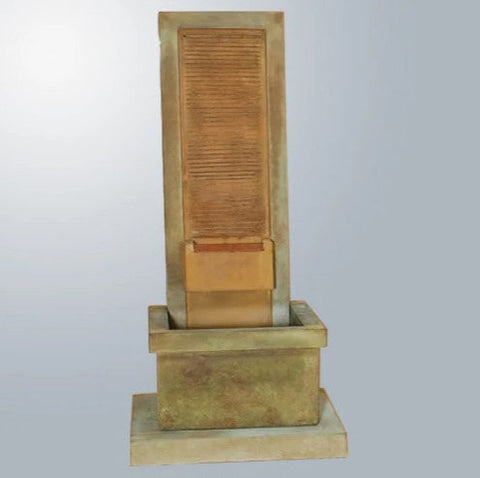 Giannini Garden Wall Of Water With Copper Overflow