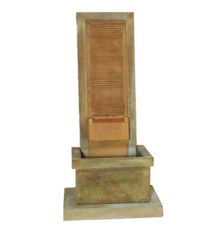 Giannini Garden Wall Of Water With Copper Overflow