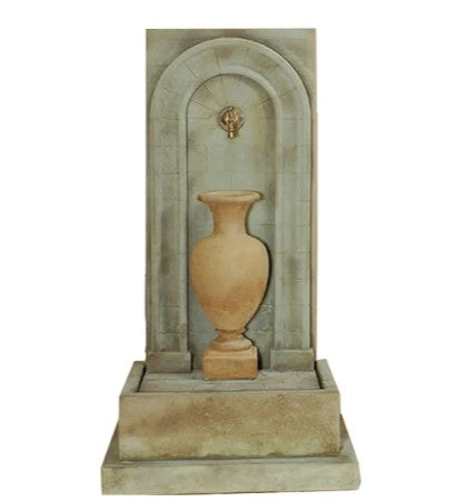 Giannini Garden Tall Etruria Urn Wall Fountain For Spout