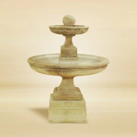 Giannini Garden Hampton Short Two Tier Fountain