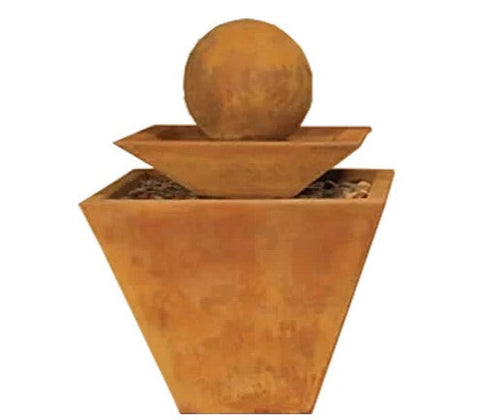 Giannini Garden Two Tiered Tapered Square Fountain