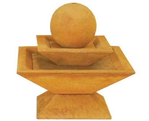 Giannini Garden Shallow Two Tier Tapered Square Fountain