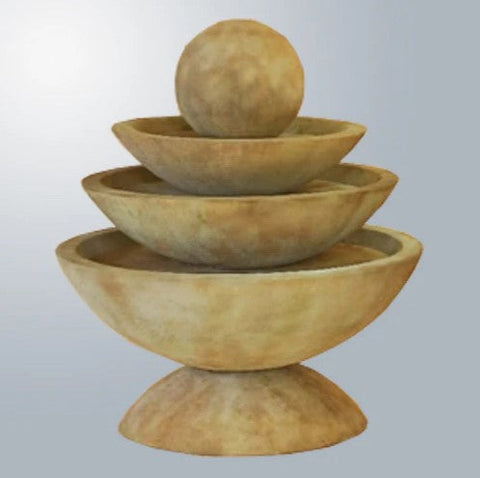 Giannini Garden Tondo Three Tier Fountain