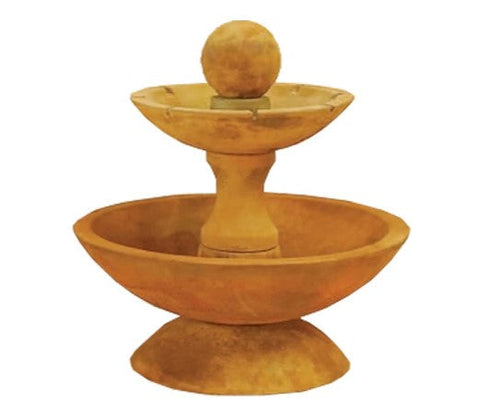 Giannini Garden Due Two Tier Fountain Short With Spillways
