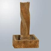 Giannini Garden Twist Texture Fountain With No Ball