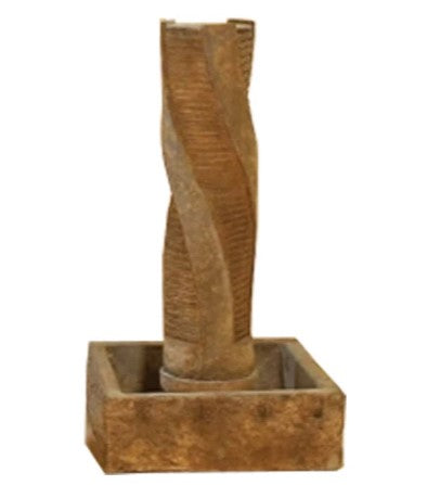 Giannini Garden Twist Texture Fountain With No Ball