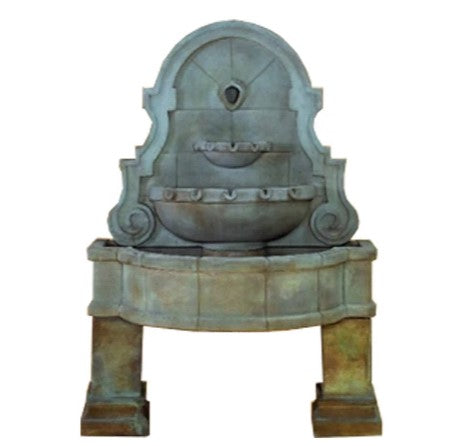 Giannini Garden Liguria Wall Fountain With Legs