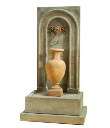 Giannini Garden Amphorae Ribbed Wall Fountain