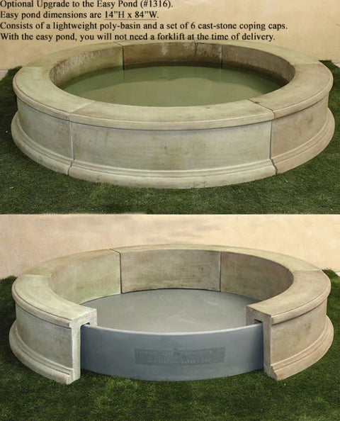 Giannini Garden Hampton Tall Pond Fountain