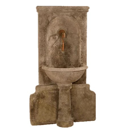 Giannini Garden Imperia Antica Wall Fountain For Rustic Spout