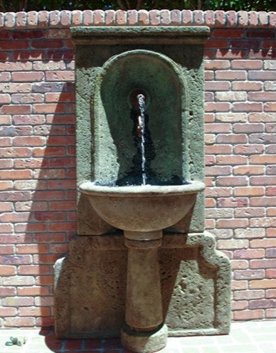 Giannini Garden Imperia Antica Wall Fountain For Rustic Spout