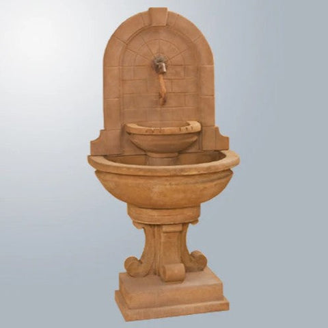 Giannini Garden Montefalco Wall Fountain For Rustic Spout
