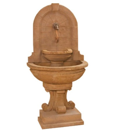 Giannini Garden Montefalco Wall Fountain For Rustic Spout
