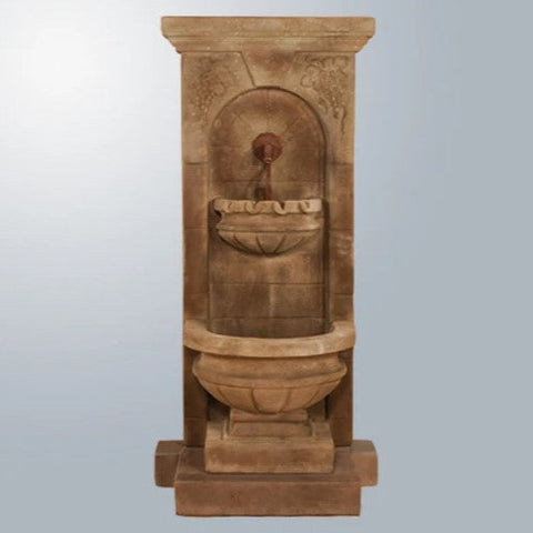 Giannini Garden St. Helena Fountain With Step For Rustic Spout