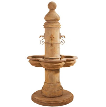 Giannini Garden Beaumont Fountain For Rustic Iron Spouts