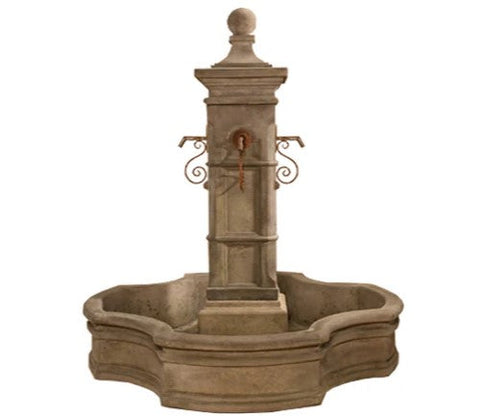 Giannini Garden Aquitaine Fountain With 70" Monaco Pond