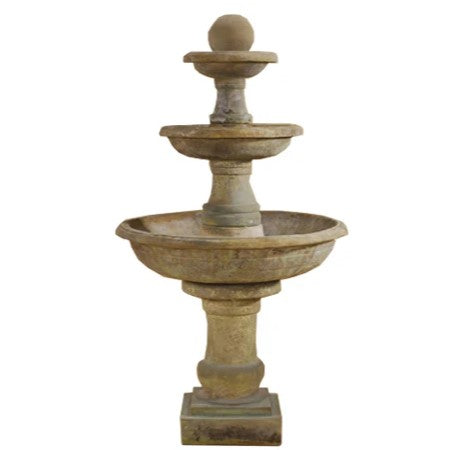Giannini Garden Tosca Three Tier Fountain