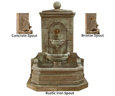 Giannini Garden Acquitaine Wall Fountain