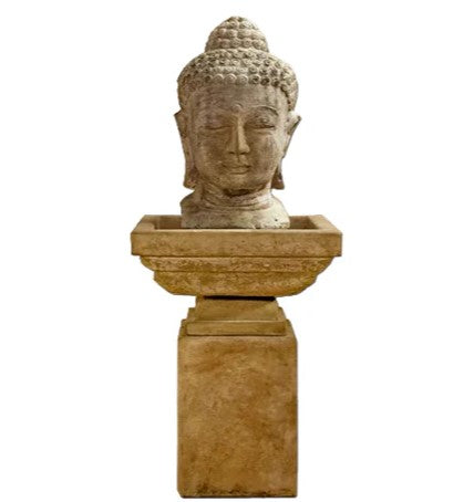 Giannini Garden Meditation Buddha Fountain -Tall
