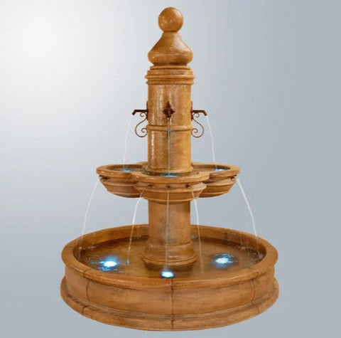Giannini Garden Beaumont Fountain With 70" Pond