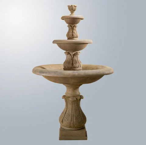 Giannini Garden Folium Three Tier Fountain (Short Spacers)
