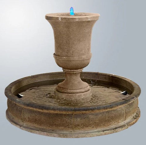 Giannini Garden Fascea Urna Fountain With 51" Pond