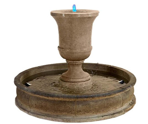 Giannini Garden Fascea Urna Fountain With 51" Pond