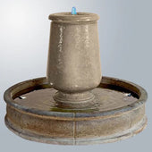 Giannini Garden Planum Urna Fountain With 51" Pond