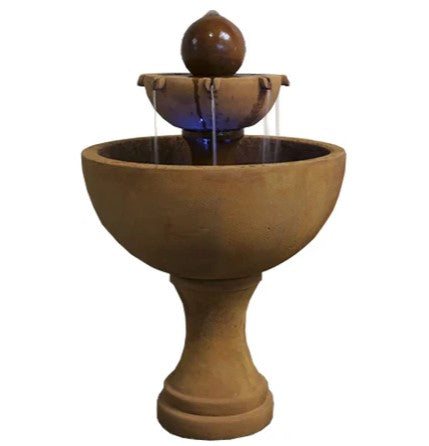 Giannini Garden Orbis Two Tier Fountain