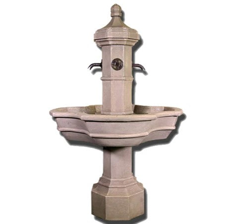 Giannini Garden Roubaix Concrete Outdoor Fountain For Spouts