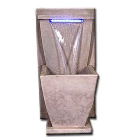 Giannini Garden Corina Aqua Glow Wall Fountain