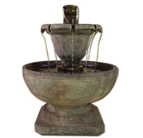 Giannini Garden Hortus Two Tier Fountain