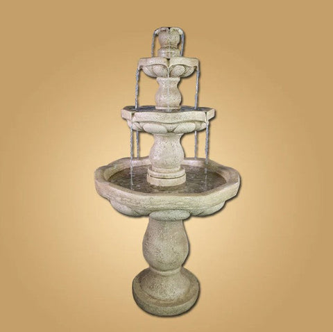 Giannini Garden Serenus Three Tier Fountain