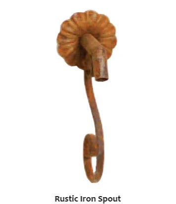 Giannini Garden Napa Round Pond Fountain for Rustic Spouts