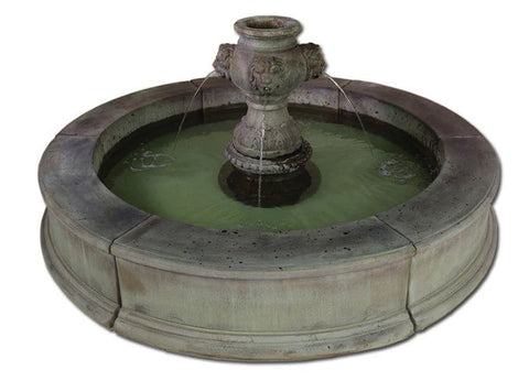 Giannini Garden Madrid Leones Easy Pond Fountain