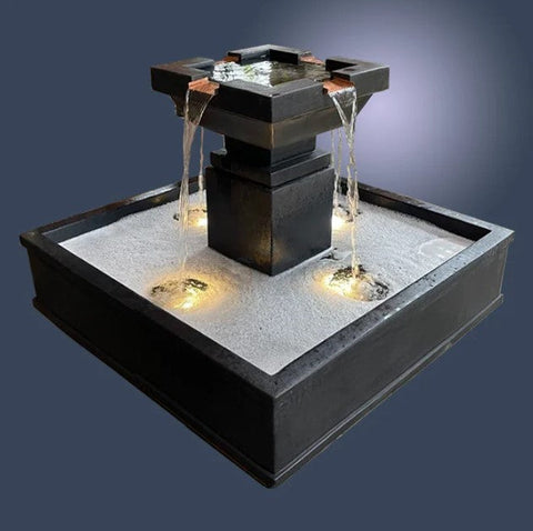 Giannini Garden Miramar Square Pond Fountain