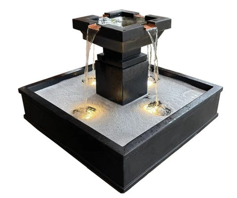 Giannini Garden Miramar Square Pond Fountain