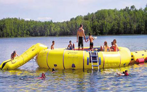 Island Hopper 25 Giant Jump Water Trampoline