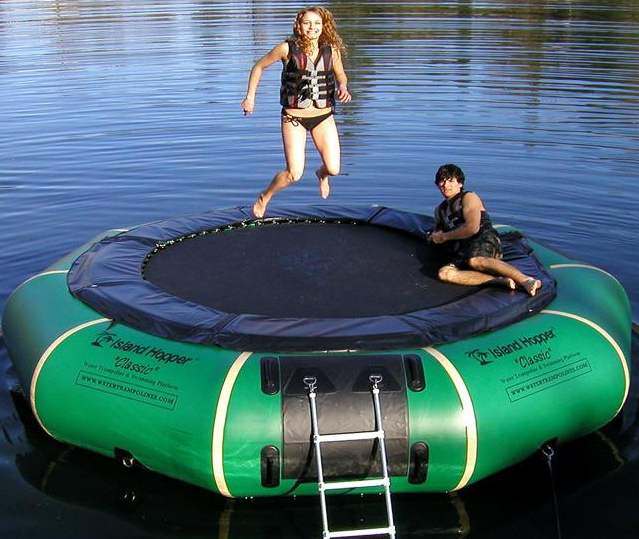 Island Hopper 15 Classic Water Trampoline