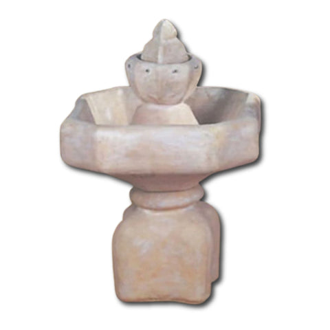 Sedona Fountain With Plain White Background
