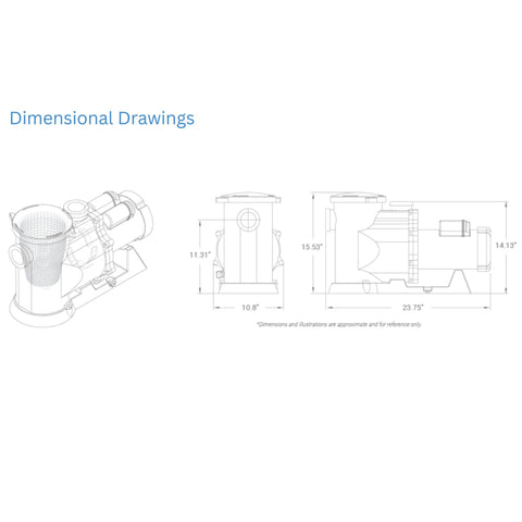 Sequence Alpha Primer Pump Dimensional Drawings