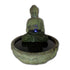 Thumbnail for Serene Basalt Buddha Fountain With Plain White Background