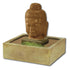 Thumbnail for Serene Buddha Fountain With Plain White Background