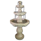 Serenus Three Tier Fountain With Plain White Background