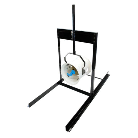Bearon Aquatics Shallow Water Stand With White Ice Eater Installation Demonstration On White Background