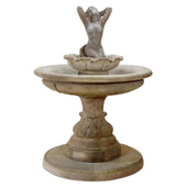 Sirena Mermaid Fountain With Plain White Background
