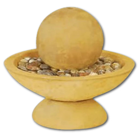 Small Tondo Fountain With Plain White Background